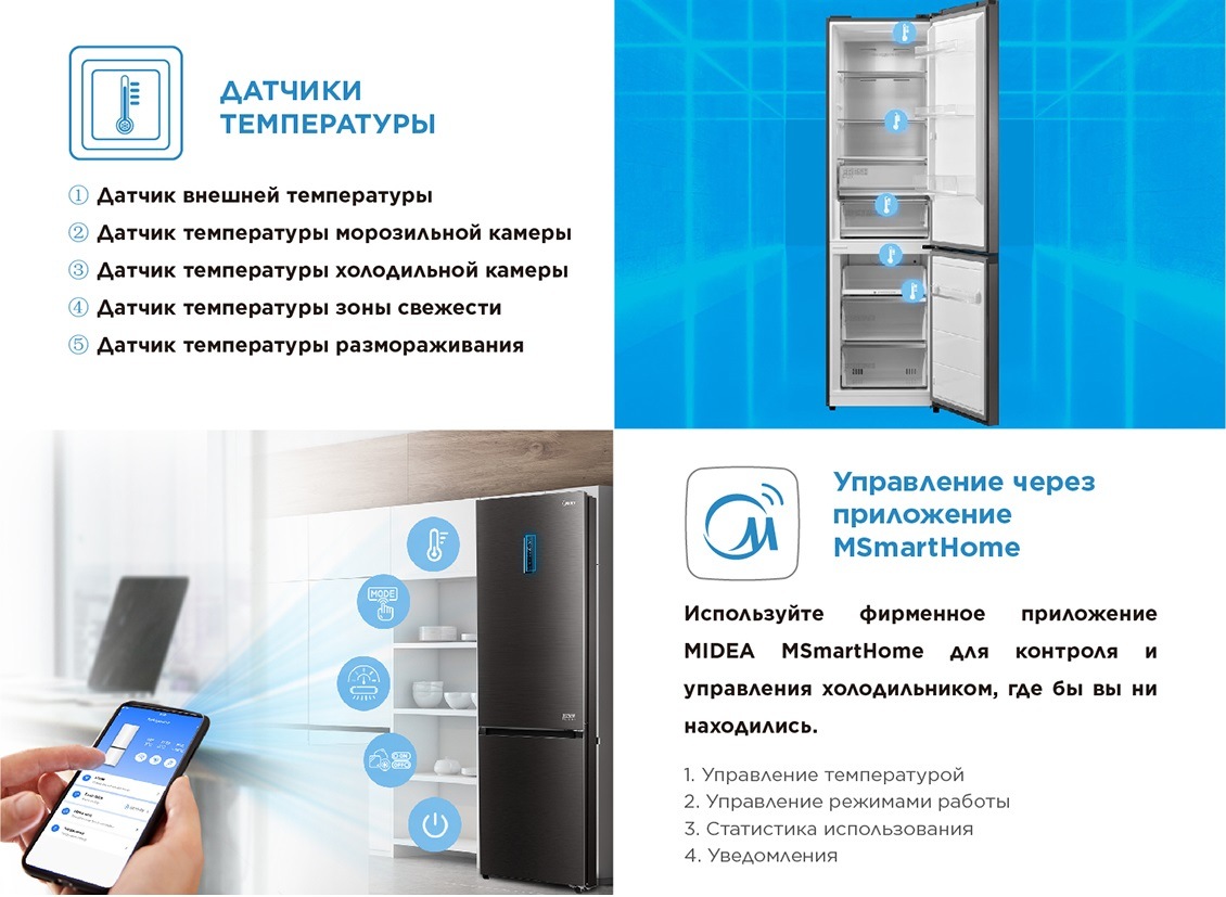 Датчики температуры. Управление со смартфона