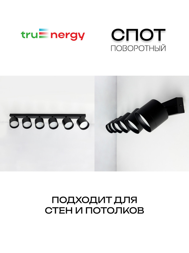 Светильник накладной поворотный TRUENERGY MODERN 21390 спот поворотный
