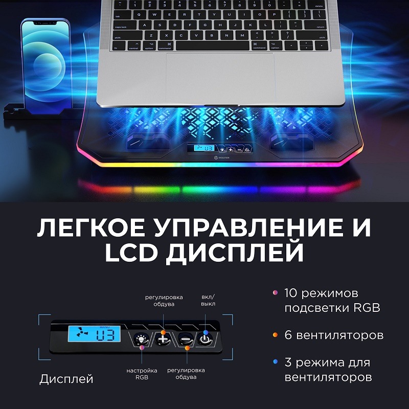 Легкое управление и LCD дисплей