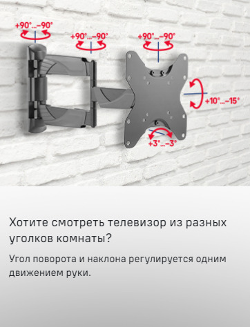 MAUNFELD MTM-2342FM Угол поворота