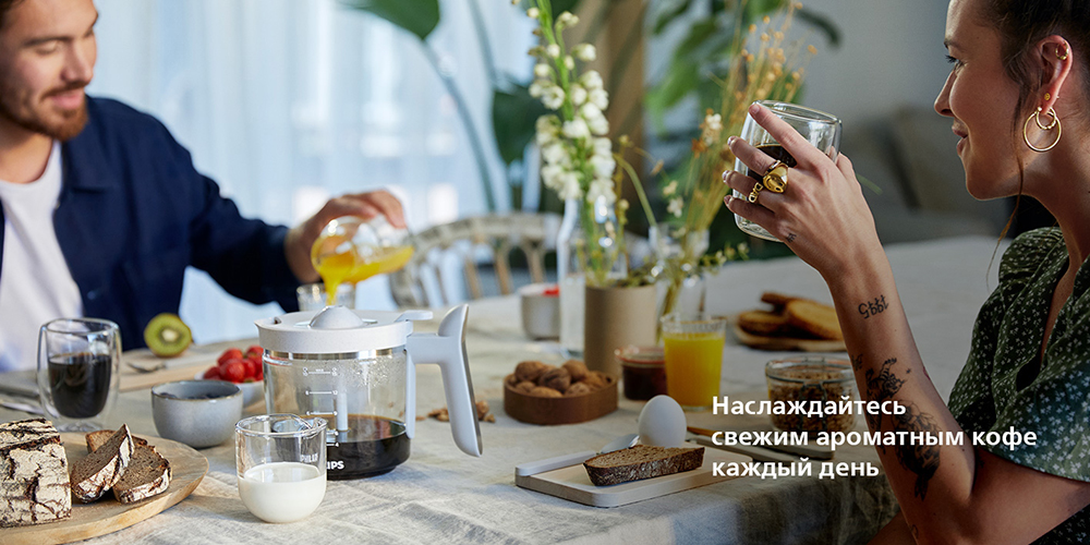 PHILIPS HD5120/00 Наслаждайтесь свежим ароматным кофе