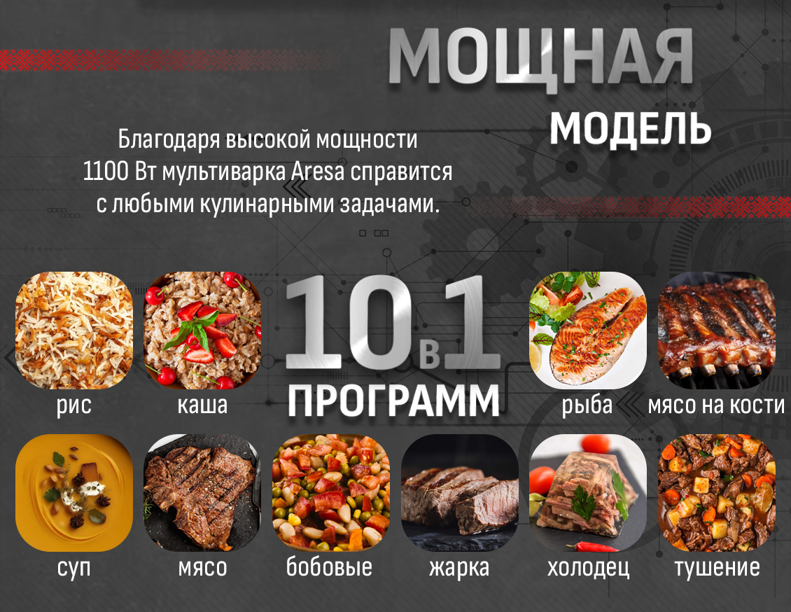 ARESA AR-2009 10 программ