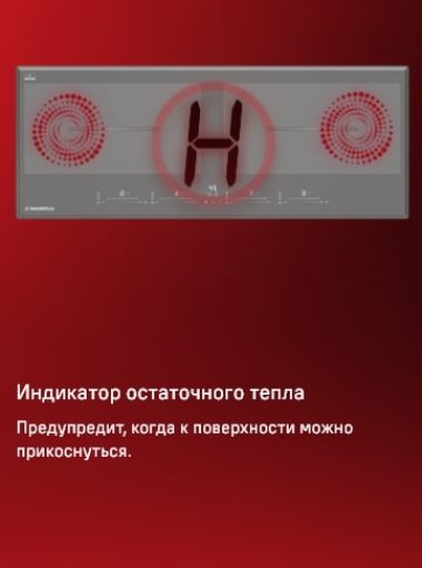 MAUNFELD CVI904SFLDGR ИНдикатор остаточного тепла