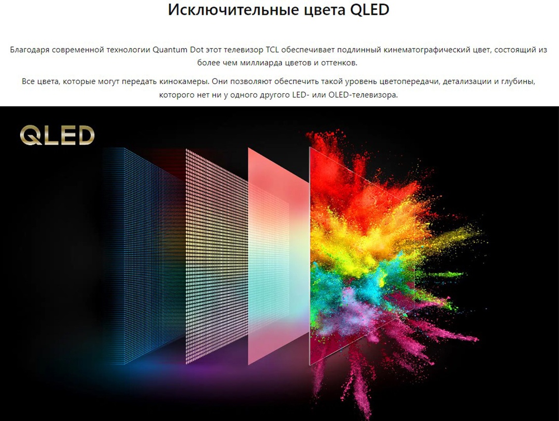 Исключительные цвета QLED
