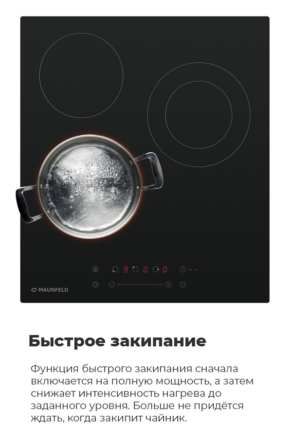 MAUNFELD EVCE.453.D-BK Быстрое закипание