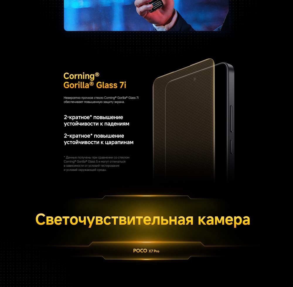 POCO X7 Pro Светочувствительная камера