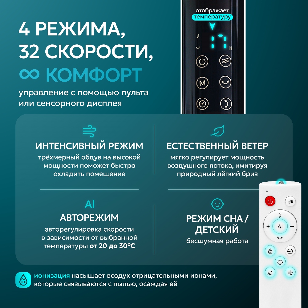 AirLeaf AL-307DC 32 скорости