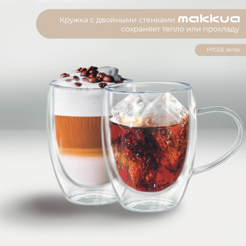 Makkua Cup Hygge 4 (4CH350) сохраняет тепло или прохладу