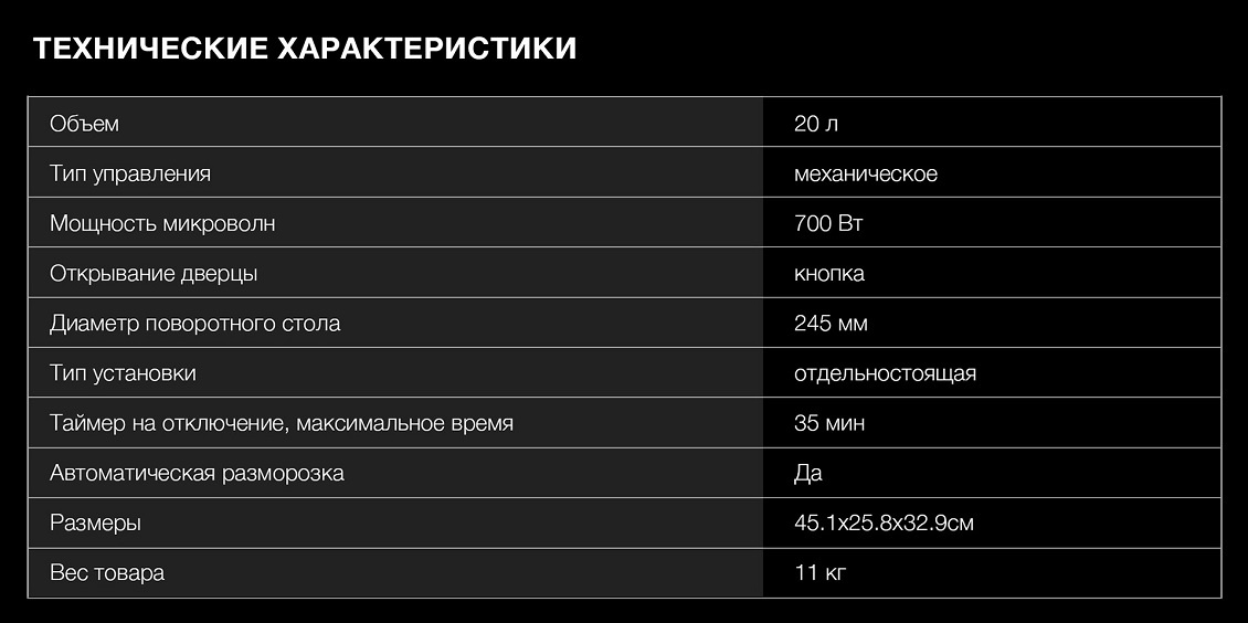 Hyundai HYM-M2010 Характеристики