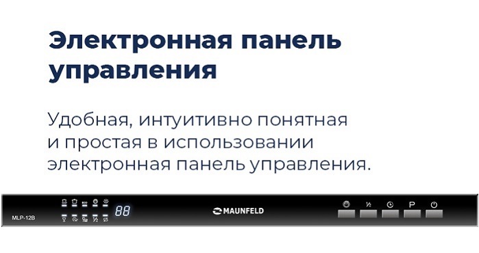 Электронная панель управления