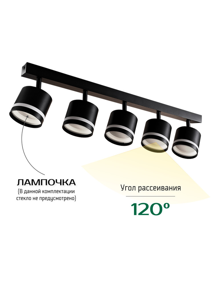 угол рассеивания 120