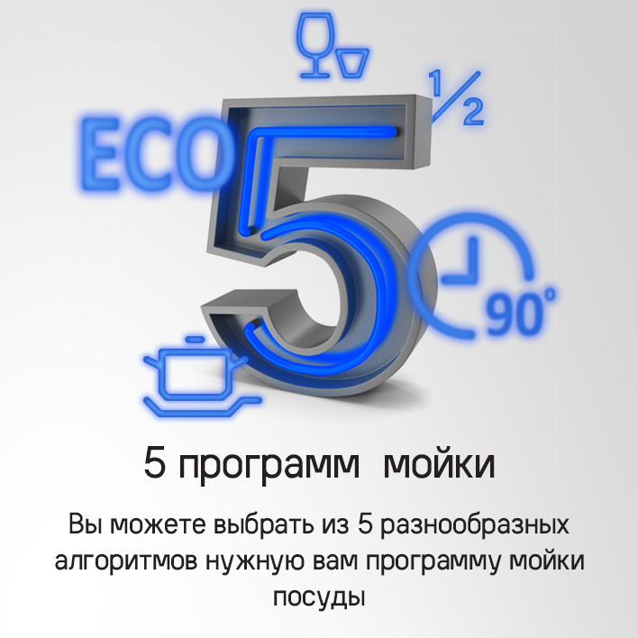 MAUNFELD MLP-12S Light Beam 5 программ мойки