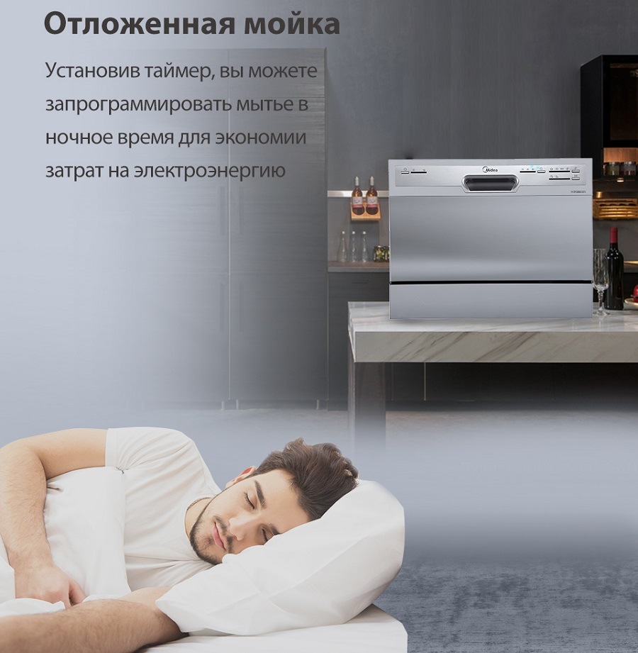 Midea MCFD55200S Отложенная мойка