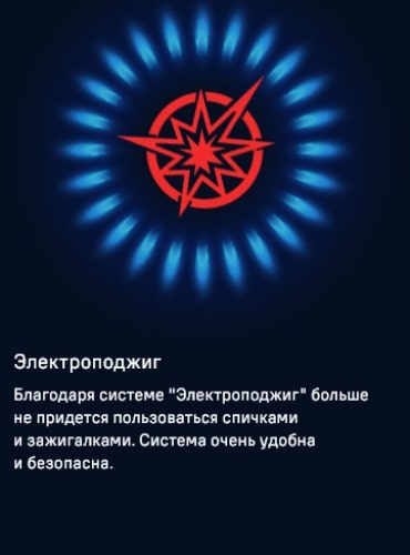 MAUNFELD EGHS.64.3STS-ES/G Система электроподжиг