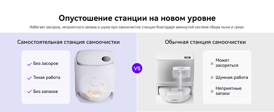 Narwal Freo X Ultra Опустошение станции на новом уровне