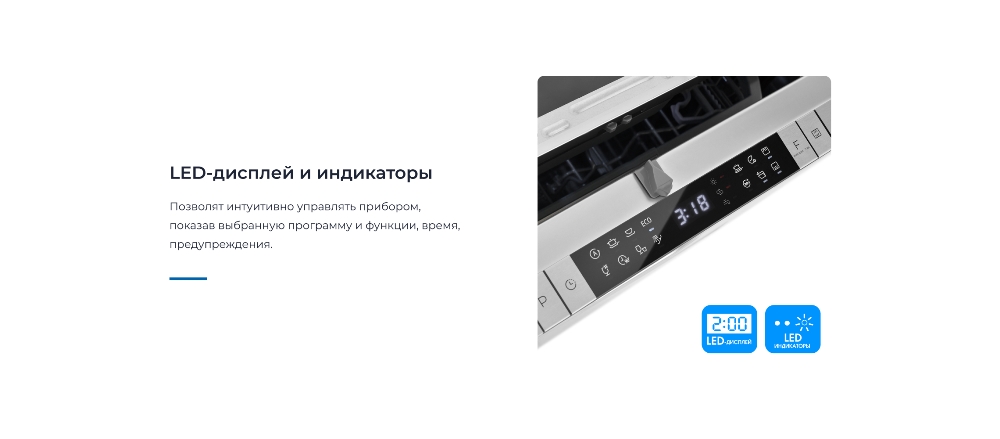 ZUGEL ZDI608 Светодиодная индикация