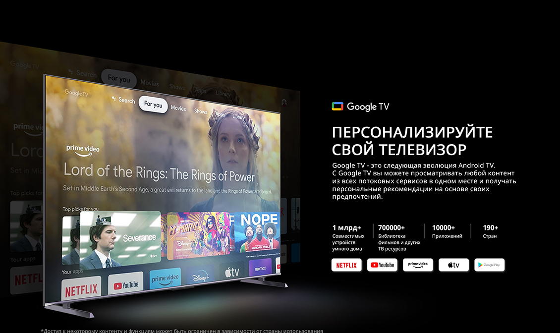 Skyworth Q78G Персонализируйте свой телевизор