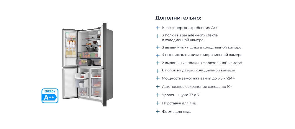 ZUGEL Cross Door ZRCD430B Класс энергоэффективности А++