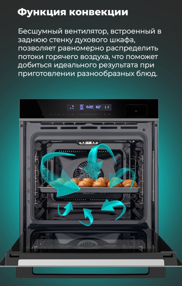 MAUNFELD MEOR7216STB Функция конвекции