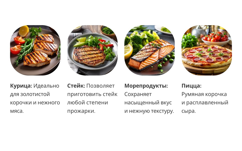 Аэрогриль RageX R202-000 программы приготовления 2