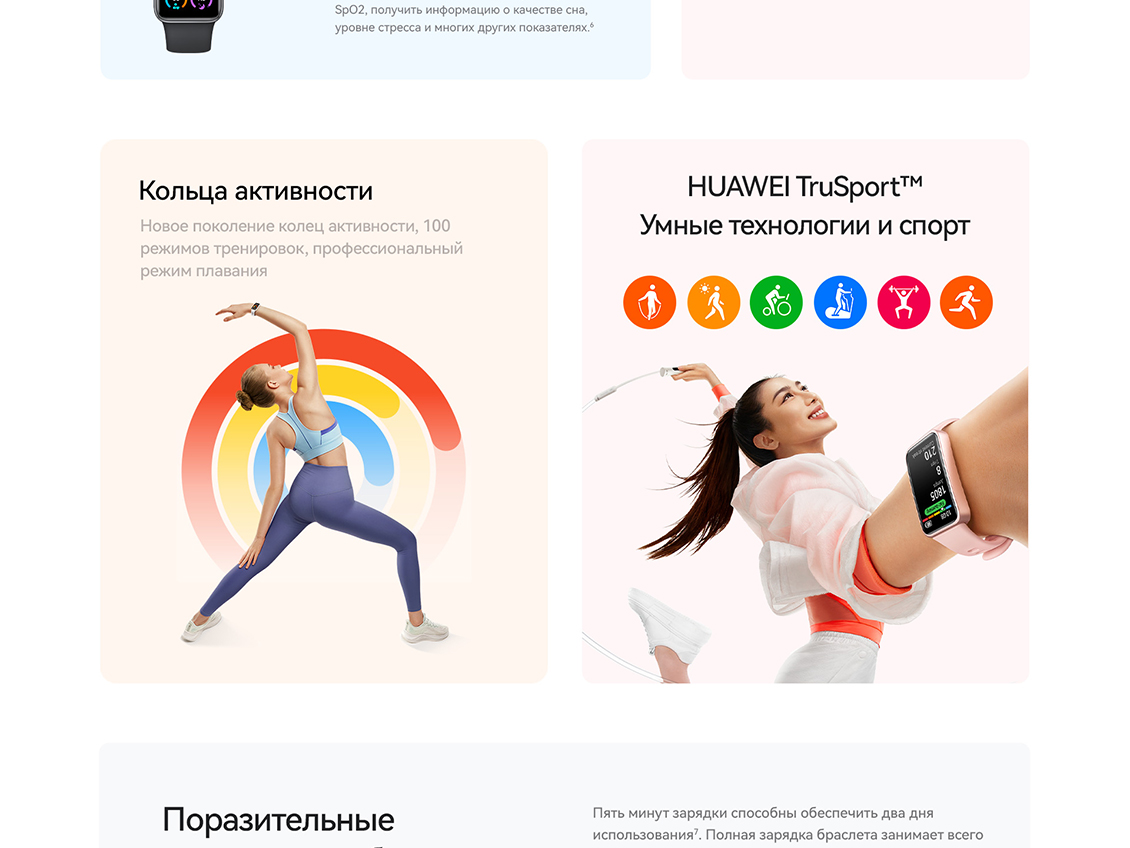 HUAWEI Band 9 (KIM-B19) Кольца активности