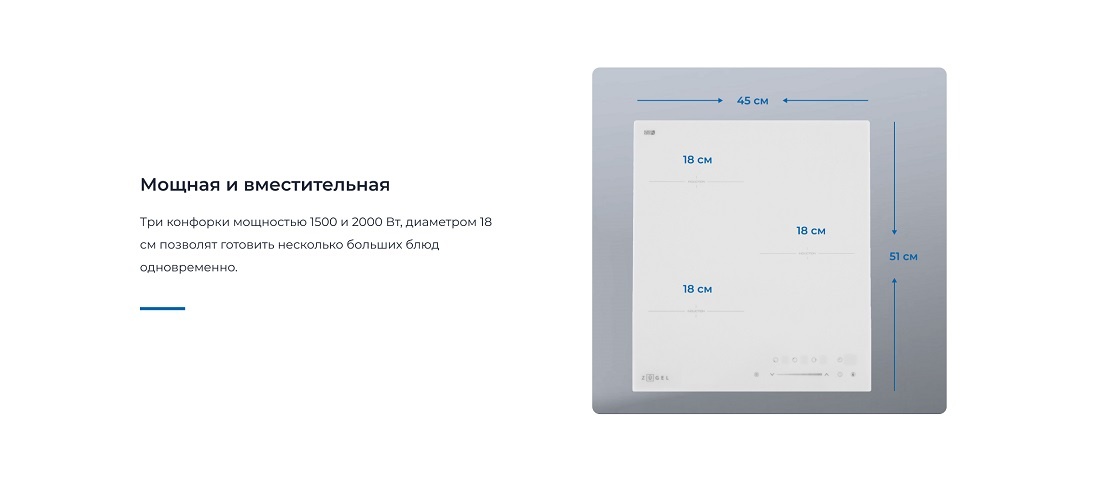 ZUGEL ZIH453W Мощная и вместительная