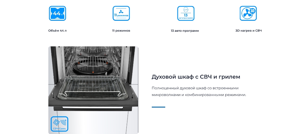 ZUGEL ZOE609B С свч и грилем