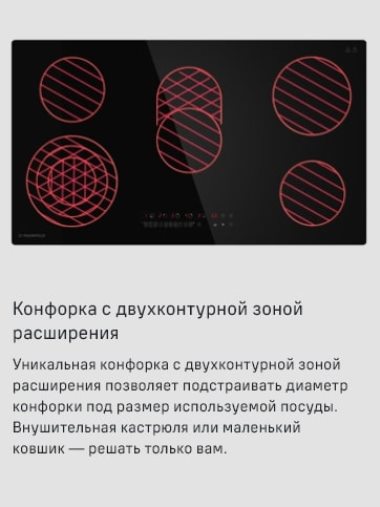 MAUNFELD CVCE905SMTBK Зона расширения