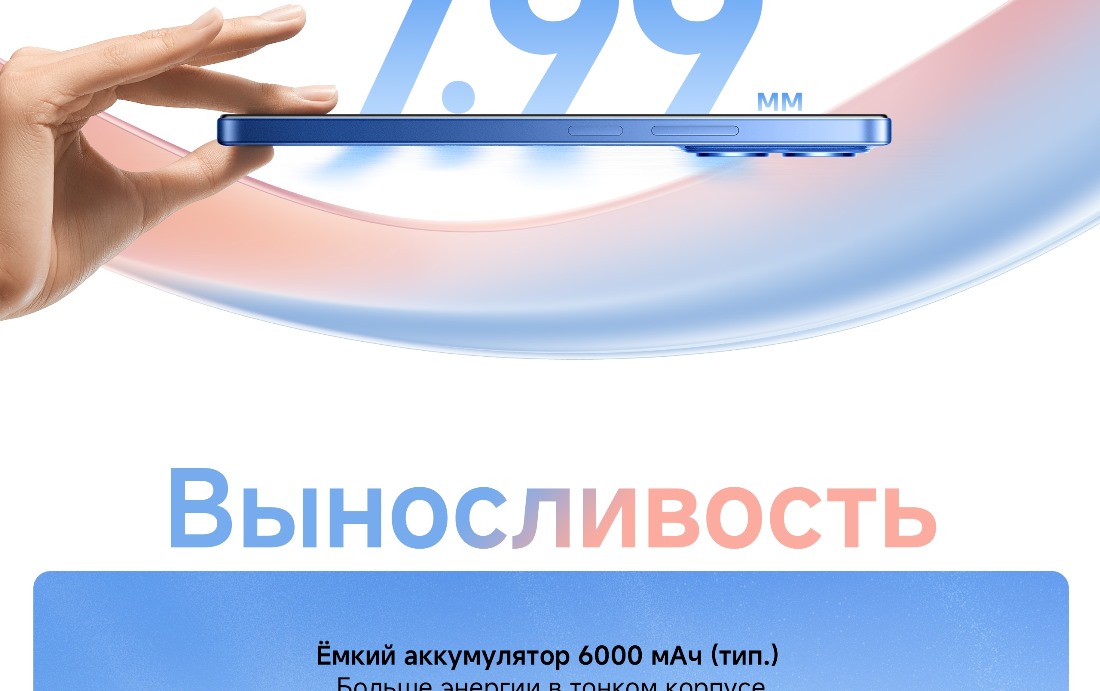 Xiaomi Redmi 15C Емкий аккумулятор