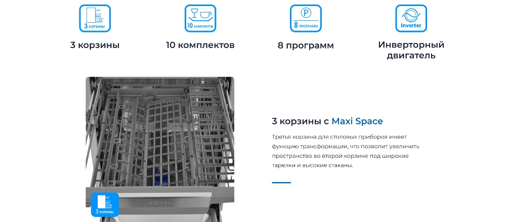 ZUGEL ZDI458 10 комплектов