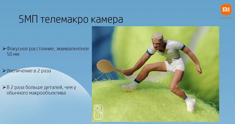 5 Мп телемакро камера