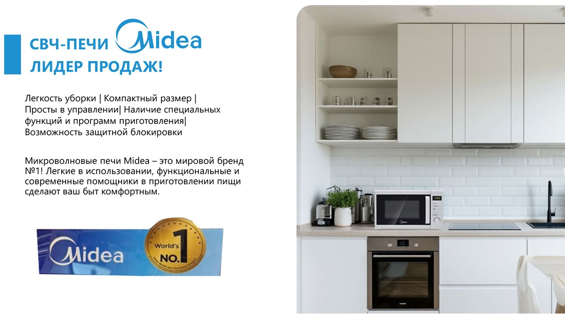 MIDEA AM820CUK-W Микроволновая печь