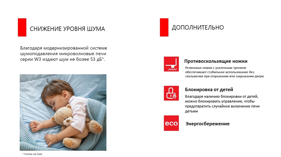 Микроволновая печь Toshiba MV-AG21TF (BK) Низкий уровень шума