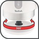TEFAL SNOW KO330130 Круглое основание с поворотом на 360°