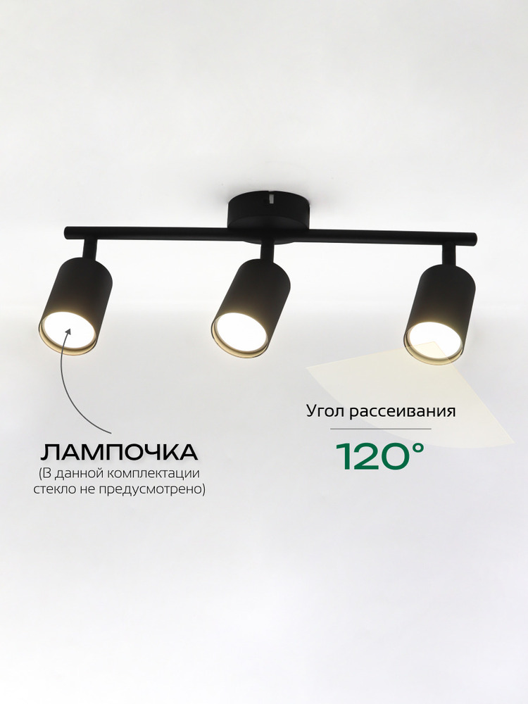 Светильник накладной поворотный TRUENERGY 21461 угол рассеивания 120