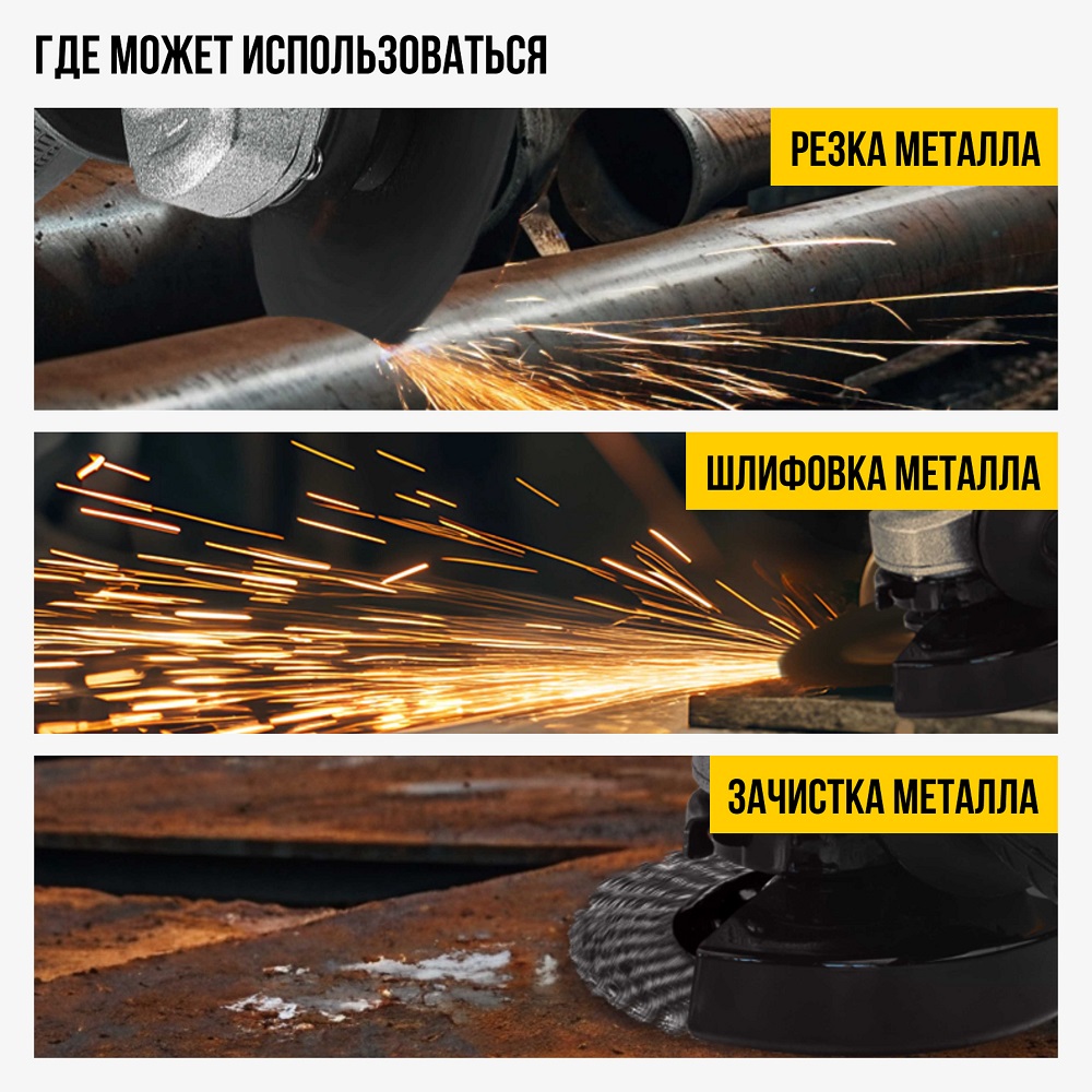 Угловая шлифмашина Kolner KAG 18-125BL-2K (8020700033) где можете использовать