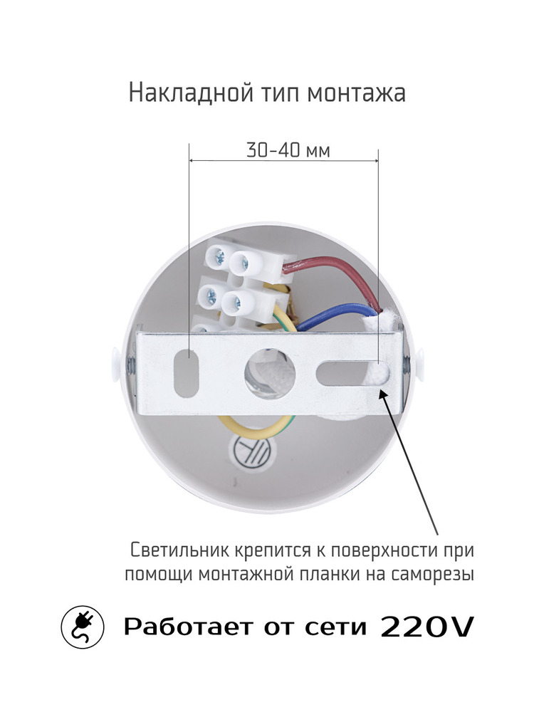 накладной тип