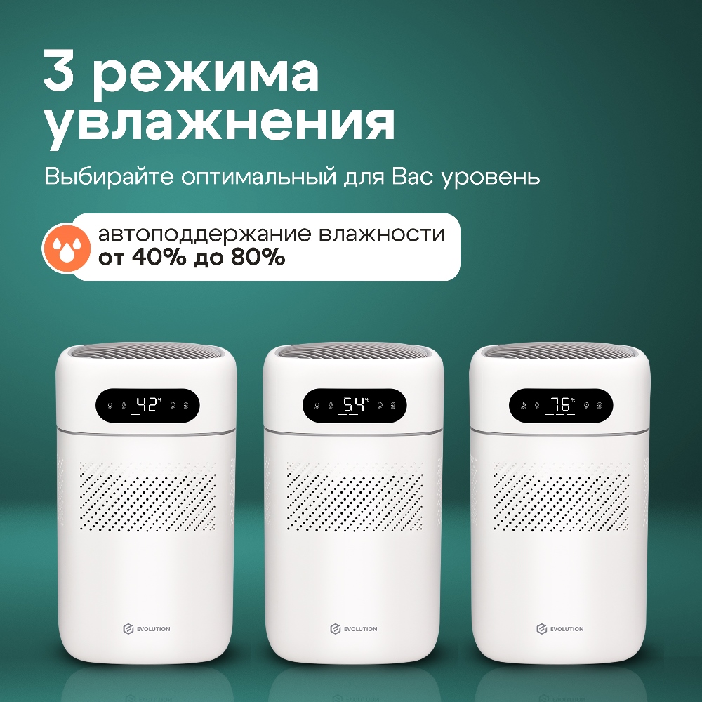 Evolution SmartAir Evaporative Pure (HF-677 Smart) 3 режима увлажнения