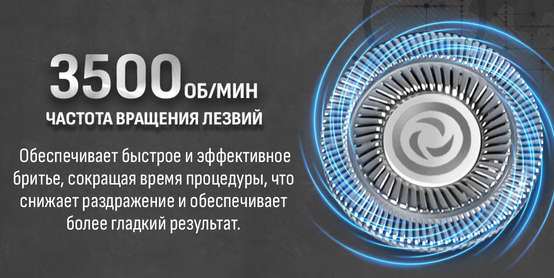 Электробритва Aresa AR-4652 3500 об\минуту