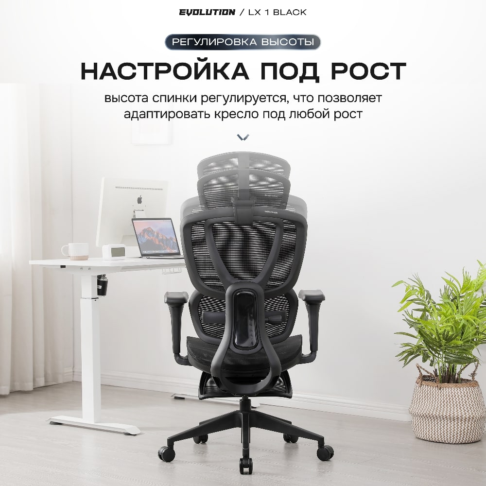 EVOLUTION LX 1 Black Регулировка высоты