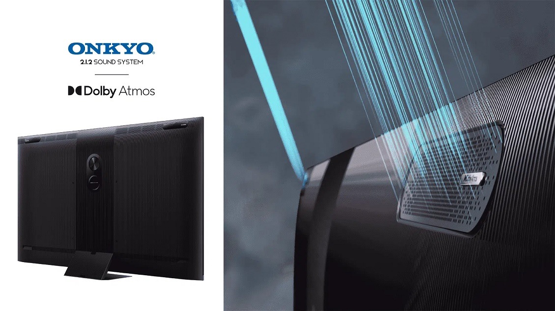 Иммерсивное звуковое решение 2.1.2 ONKYO со встроенными фронтальными стереодинамиками ONKYO