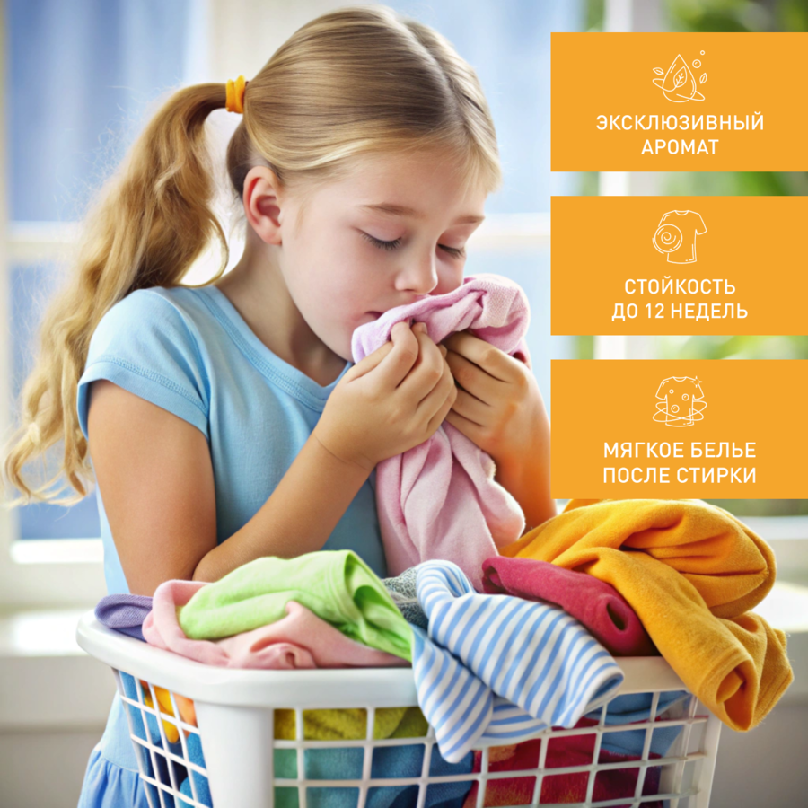 Кондиционер-парфюм для белья в гранулах DUKE'S HOME WONDERS Вербена-цитрус 300 г эксклюзивный аромат