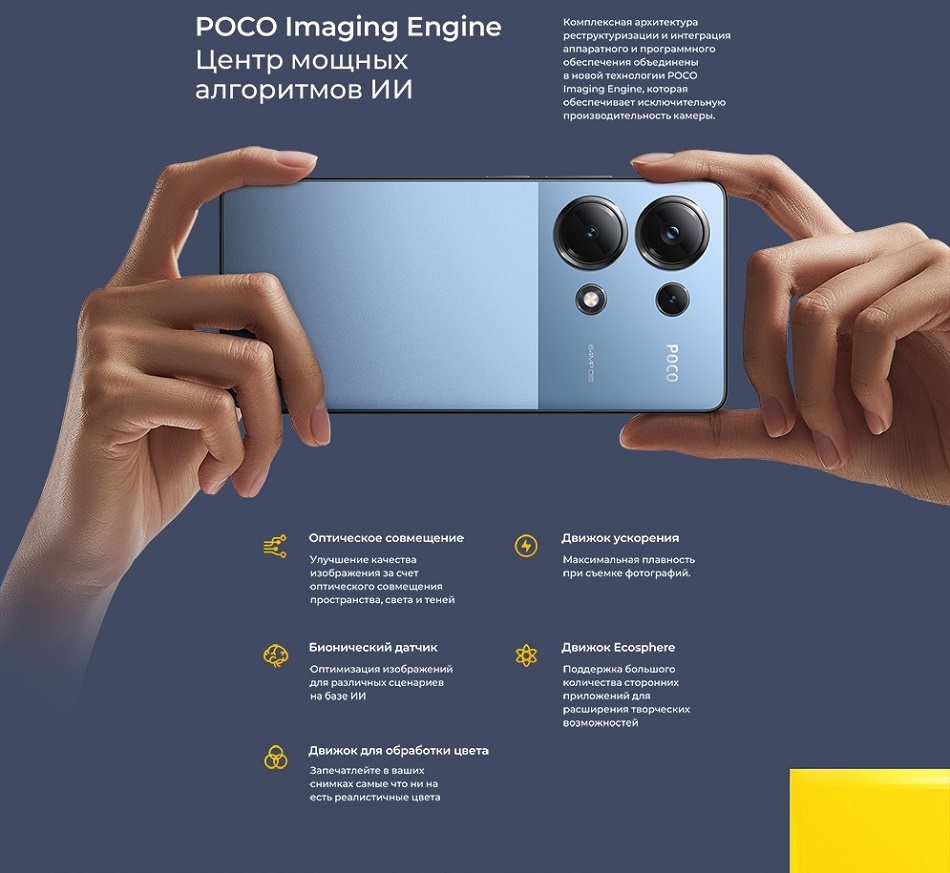 POCO M6 Pro Центр мощных алгоритмов ИИ