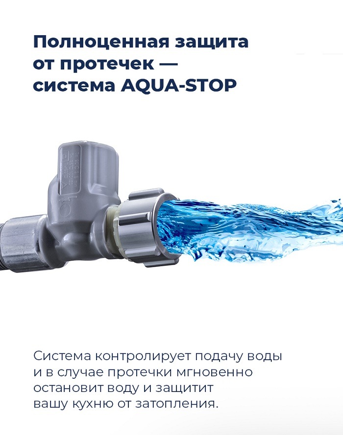 Посудомоечная машина MAUNFELD MLP-12IMR Система AQUA-STOP