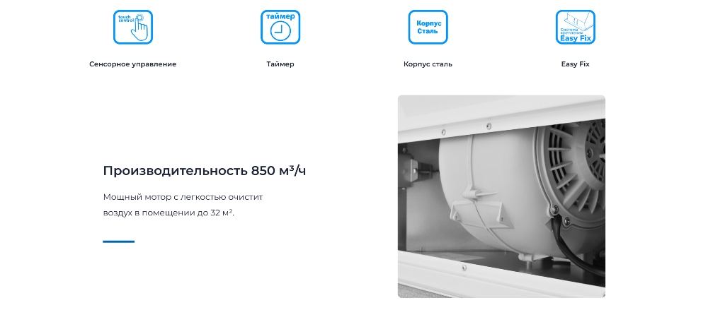 ZUGEL ZHI523W Производительность 850 м3/ч