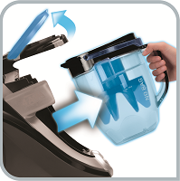 Эргономичный контейнер для пыли