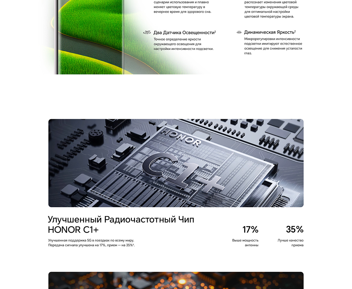 Honor 200 Pro Улучшенный радиочастотный чип