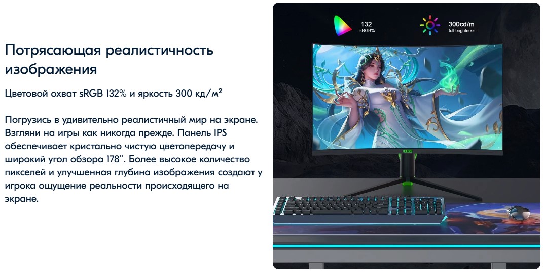 ELSA EA271GX Угол обзора 178 градусов