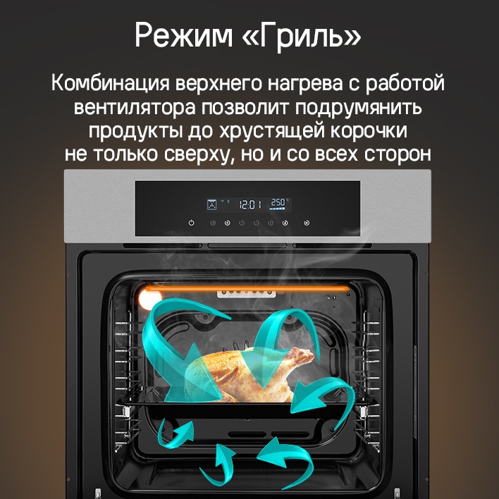 MAUNFELD AEOD6063S Режим "Гриль"