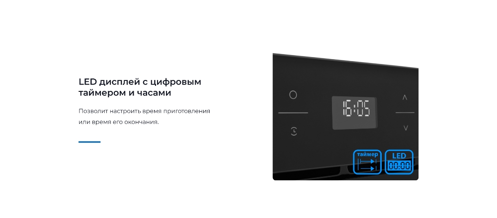 ZUGEL ZOE602B Дисплей с таймером и часами